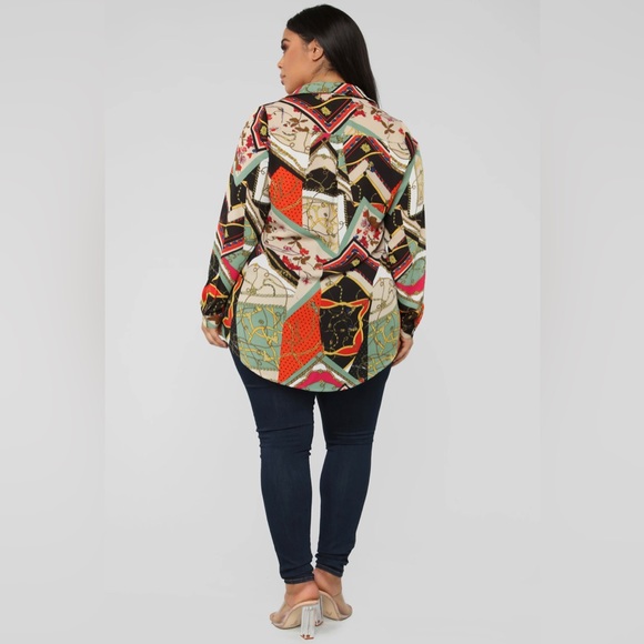 Fashion Nova Amara Top-Orange Combo - Picture 8 of 11